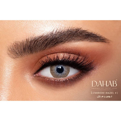 لنز چشم دهب مدل لومیر هازل Lumirere Hazel کد 02 رنگ عسلی طوسی