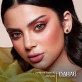 لنز چشم دهب مدل لومیر هازل Lumirere Hazel کد 02 رنگ عسلی طوسی