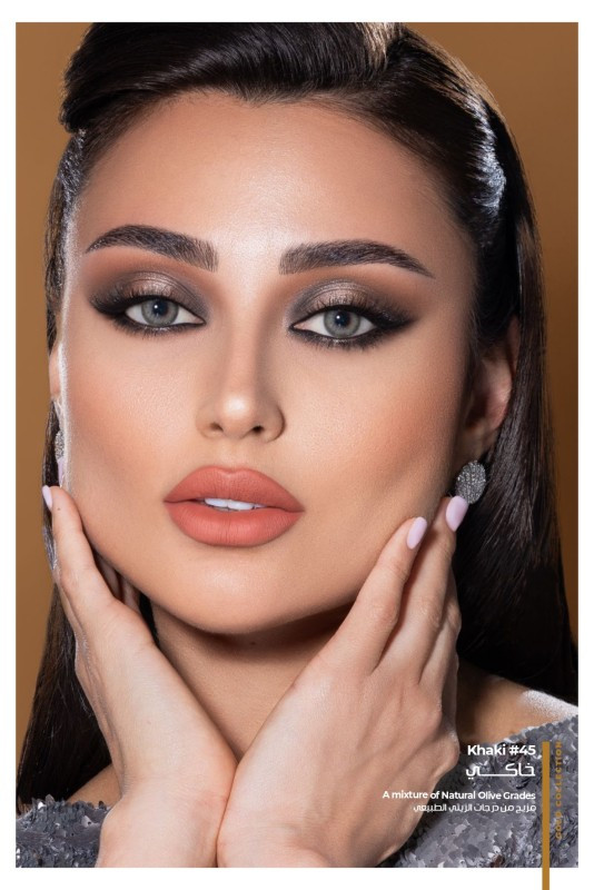 لنز چشم دهب مدل خاکی khaki رنگ سبز