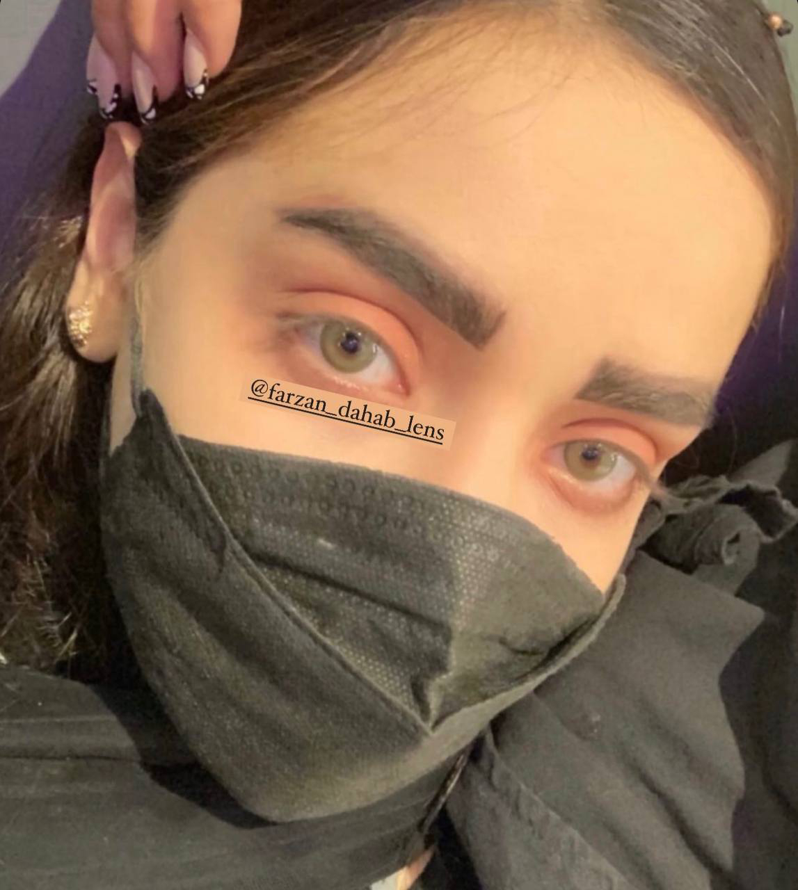 لنز چشم دهب مدل نچرال گرین کد 34 رنگ سبز