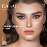 لنز چشم دهب مدل لومیر گری Lomirere Grey کد 03 رنگ طوسی سبز روشن
