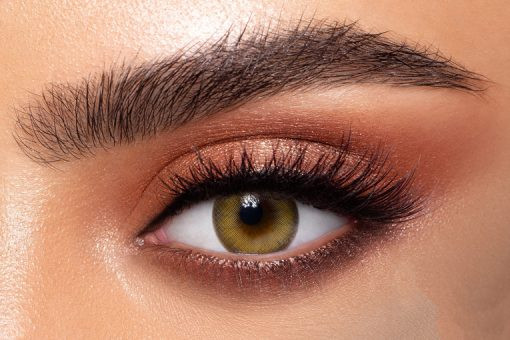 لنز چشم دهب مدل اولیو رنگ سبز