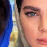 لنز چشم دهب مدل لومیر بلو کد 01 رنگ آبی کهکشانی