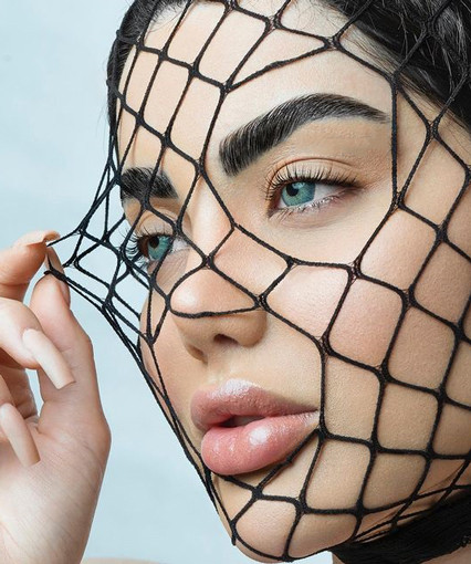 لنز چشم دهب مدل لومیر بلو کد 01 رنگ آبی کهکشانی