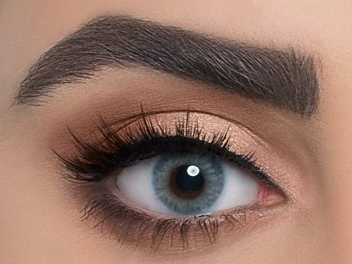 لنز فصلی دهب مدل نچرال هاوایی کد 29 رنگ آبی طوسی روشن