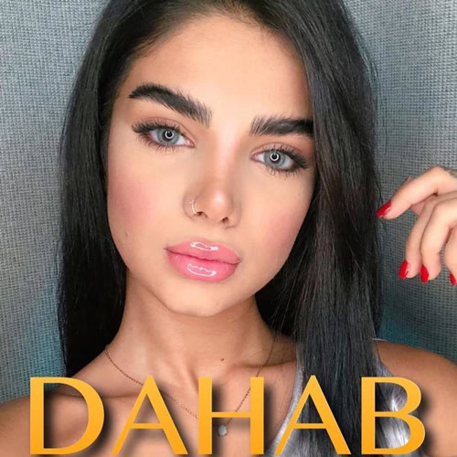 لنز فصلی دهب مدل نچرال هاوایی کد 29 رنگ آبی طوسی روشن