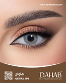 لنز فصلی دهب مدل نچرال هاوایی کد 29 رنگ آبی طوسی روشن