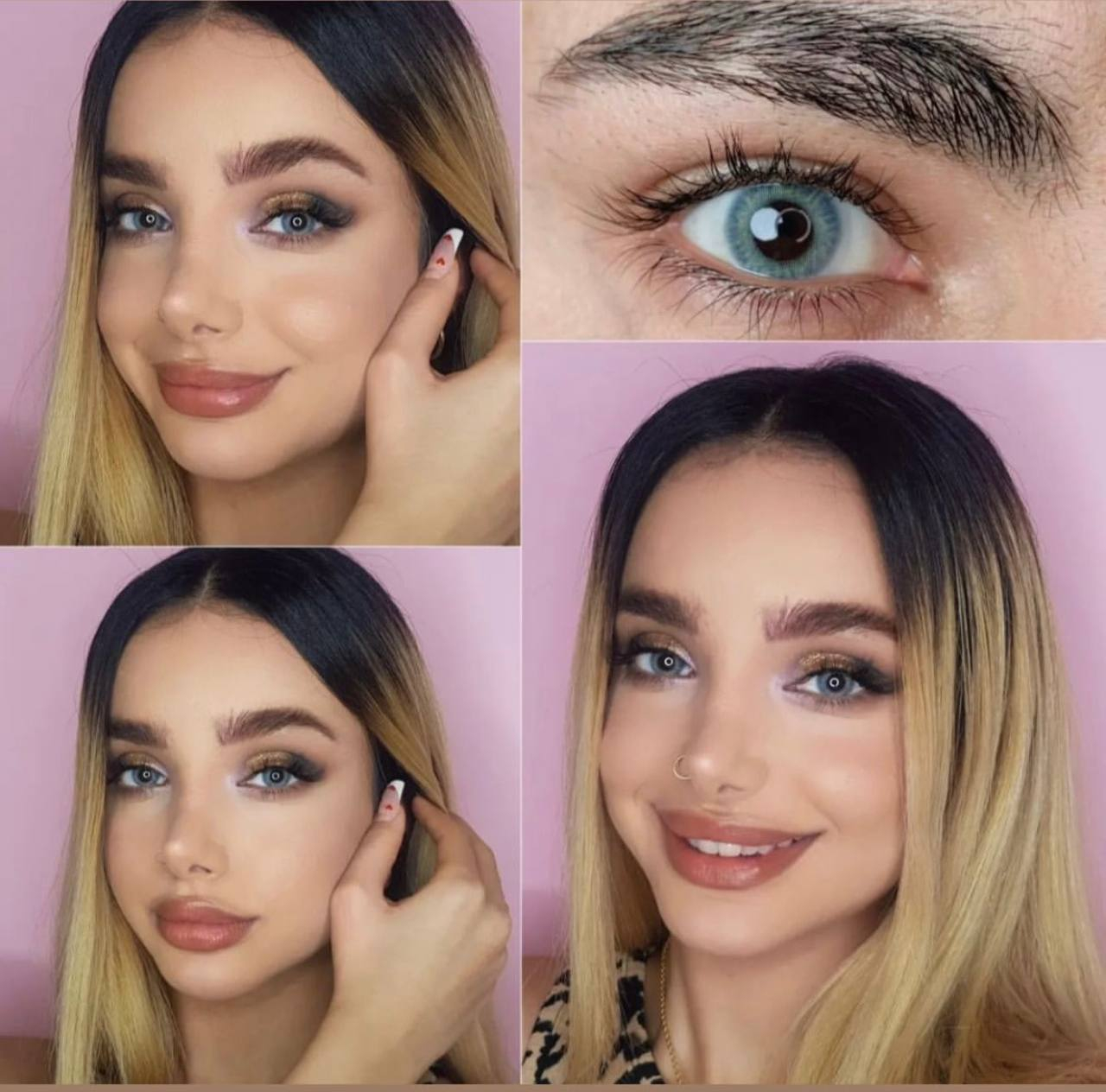 لنز فصلی دهب مدل نچرال هاوایی کد 29 رنگ آبی طوسی روشن