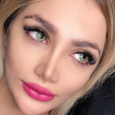 لنز فصلی دهب مدل مینتا کد 25 رنگ سبز روشن دور دار