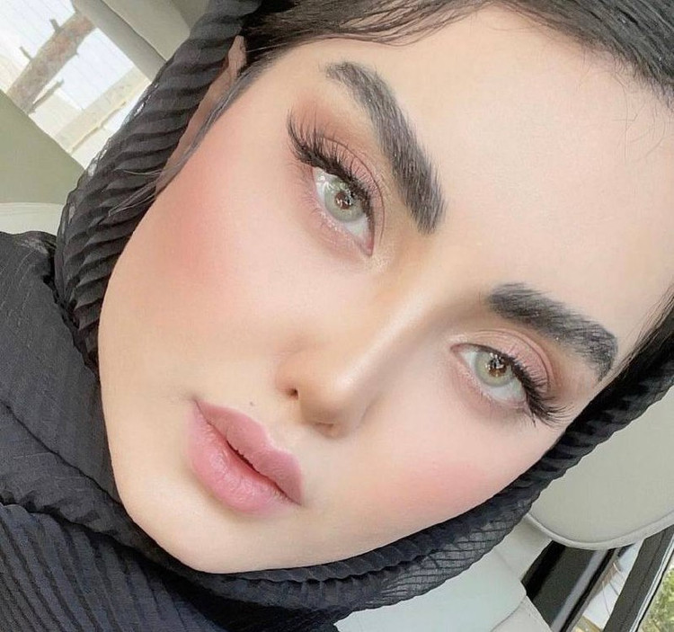 لنز فصلی دهب مدل راین کد 26 رنگ طوسی سبز روشن بدون دور