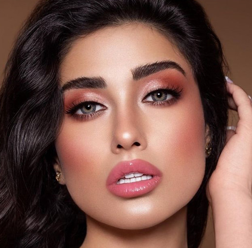 لنز فصلی دهب مدل سوارفسکی کد 8 رنگ طوسی عسلی دور دار