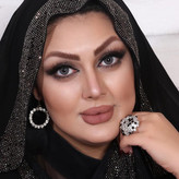 لنز فصلی دهب مدل سوارفسکی کد 8 رنگ طوسی عسلی دور دار