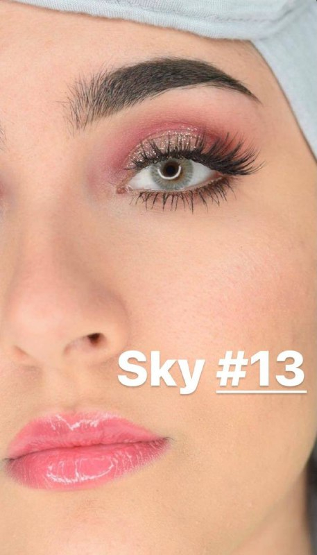 لنز فصلی دهب مدل اسکای کد 13 رنگ طوسی سبز روشن