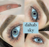 لنز فصلی دهب مدل اسکای کد 13 رنگ طوسی سبز روشن