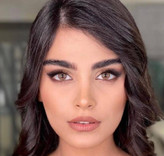 لنز فصلی دهب مدل کت آی کد 14 رنگ عسلی بدون دور