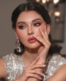 لنز فصلی دهب مدل کرمی کد 15 رنگ عسلی بدون دور