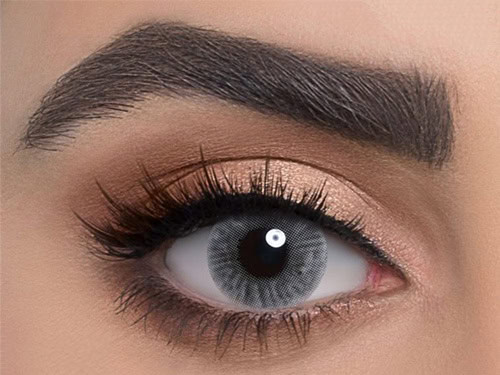 لنز فصلی دهب مدل آیس کد 18 رنگ طوسی یخی روشن