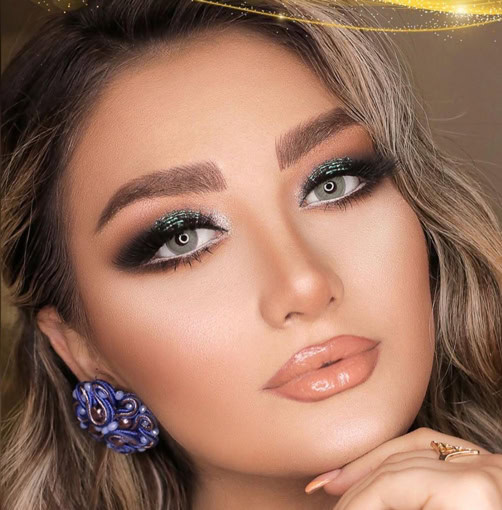 لنز فصلی دهب آکوا کد 20 رنگ سبز یشمی