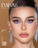 لنز چشم دهب مدل هند کد 23 رنگ طوسی روشن بدون دور